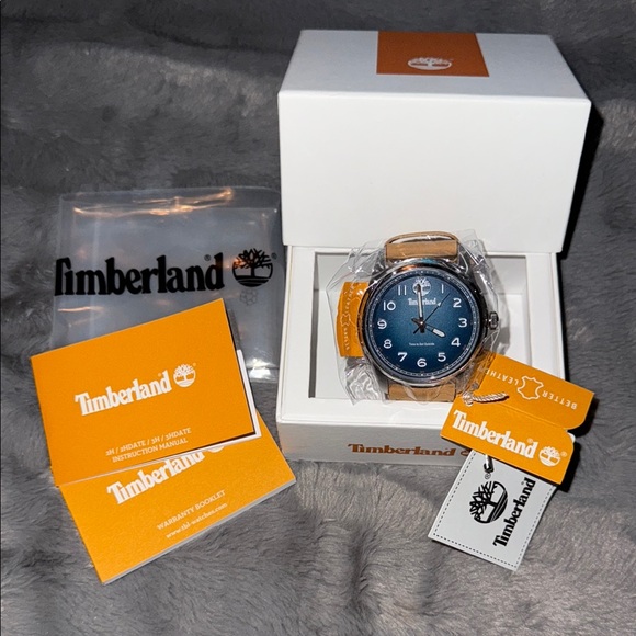 Timberland Men's Blue and Tan Watch - Picture 1 of 6